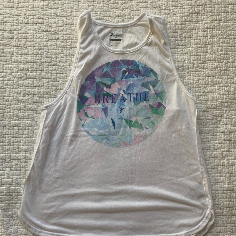 Old Navy Active Breathe Yoga Tank Top Jersey Size L
